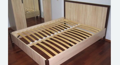 Сборка двухспальной кровати. Ангарск