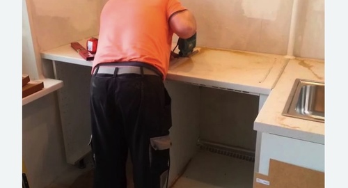 Сборка кухонного гарнитура. Ангарск